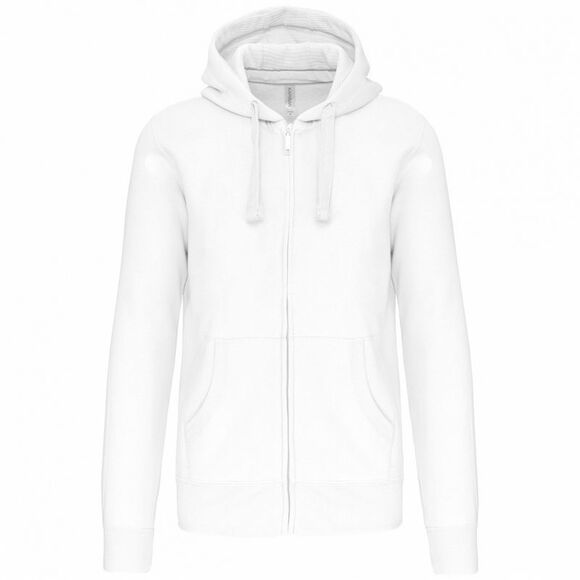 Kariban Unisex Adult Full Zip Hoodie / White